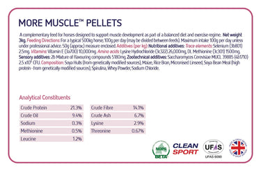 MORE MUSCLE PELLETS 10kg